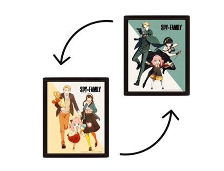 Pintura 3D da família Spy X: Cool Vs Family ANIME