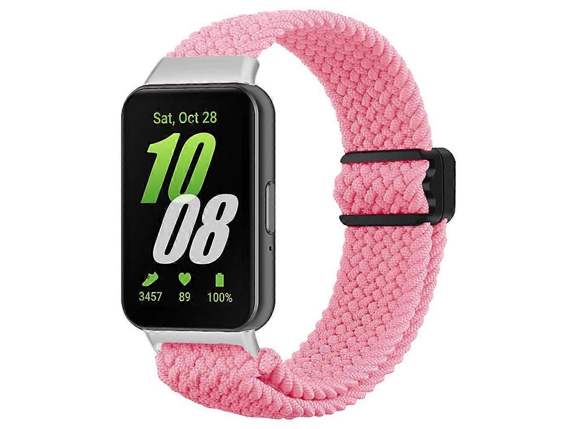 Pulseira De Relógio Trançada Em Nylon Com Fecho Magnético Xdfind Para Samsung Galaxy Fit 3