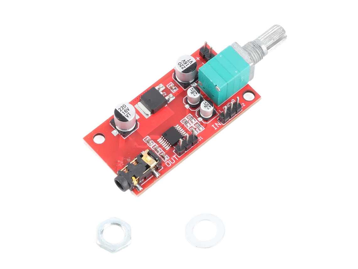 Módulo de Fones de Ouvido Mini com Interface 3.5mm e Pré-amplificador DC 3-12V Max4410