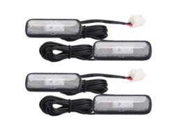 4pcs Lâmpada Led Ambiente Interno Carro 10th 2018-2020 Luz Pé