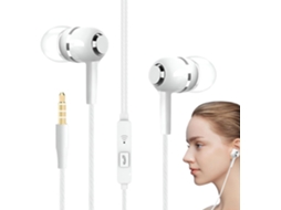 Fones De Ouvido Com Fio, Fones De Ouvido Com Microfone E Plugue