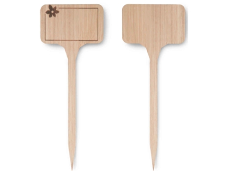 Etiquetas De Bambu T 15 Cm