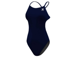 Roupa de Banho Durafast Elite Cutoutfit Solid Azul 22 Meninatyr