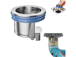 Ralo de Piso para Chuveiro, antirretorno, anti odor AQUAFORGE