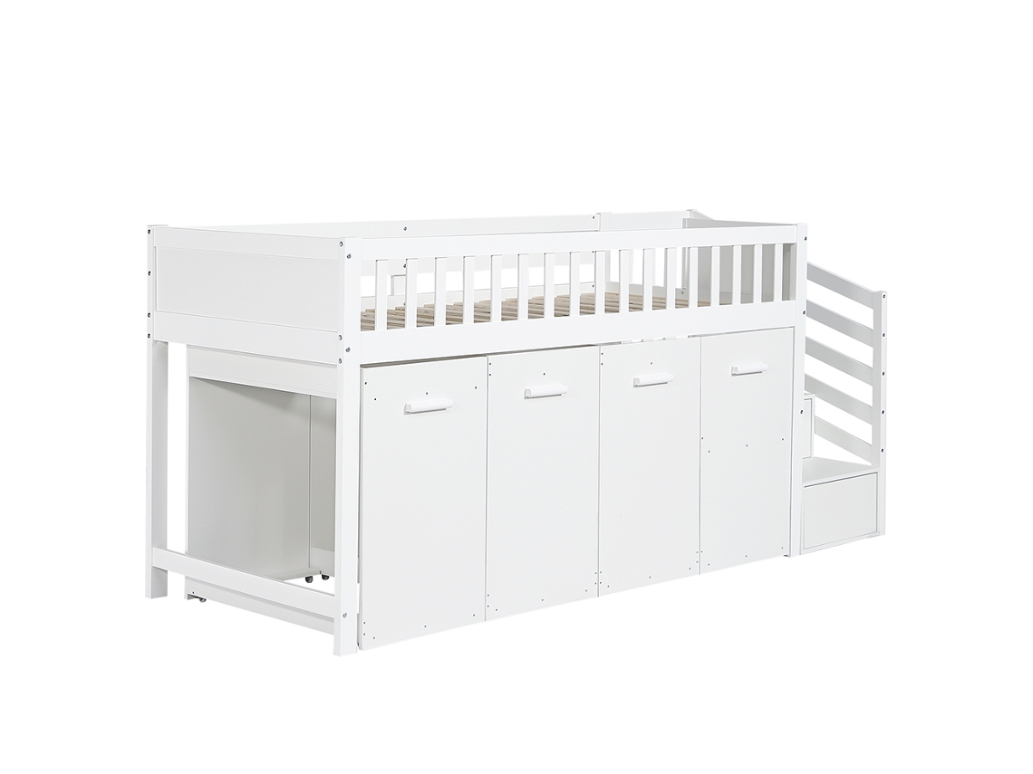 Beliche Grade Proteção Gutent Madeira De Pinho Mdf Branco (90x200cm)