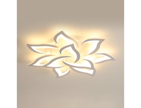 Candeeiro GOECO Led de Teto Aranha de 90W de 85cm Luz Quente de 3000K