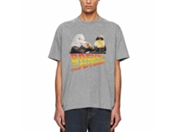 Rockinstone Back To The Future Movie Working Heather Gray Adult T-shirt Size:xxxl