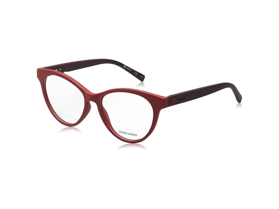 Armação de Óculos Feminino MISSONI MMI-0107-0Z3 (Vermelho - Polipropileno - 52 mm)