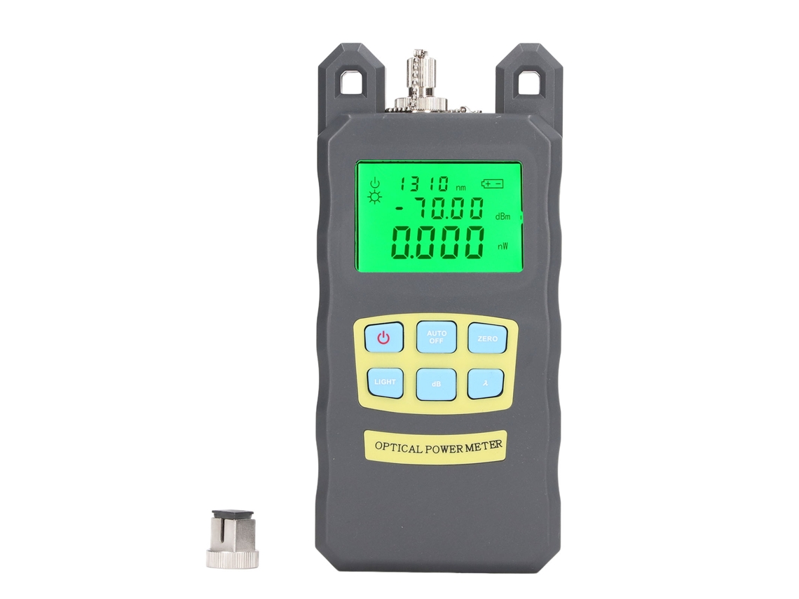 Medidor de Potência Óptica com Conector 2.5mm, Alta Precisão, Faixa 70 a -10dB S/MARCA