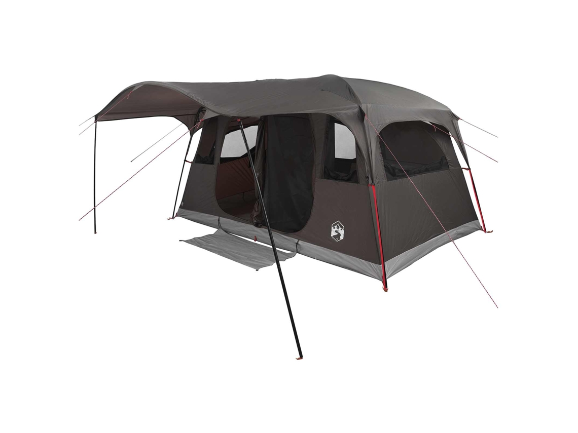 Conjunto 1 Tenda Túnel Vidaxl Castanho Poliéster (427 X 305 X 205 Cm)
