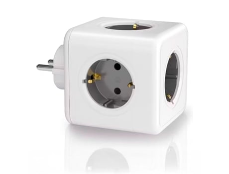 Extensão Com 5 Tomadas Sem Interruptor Fbright Branco 3680 W