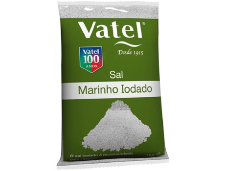 Sal Marinho Iodado VATEL emb. 1 kg