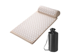 Conjunto De Tapete E Almofada Acupressão Com Bolsa, Tapete De Acupuntura Para Dores No Pescoço E Nas Costas, Relaxamento Muscular
