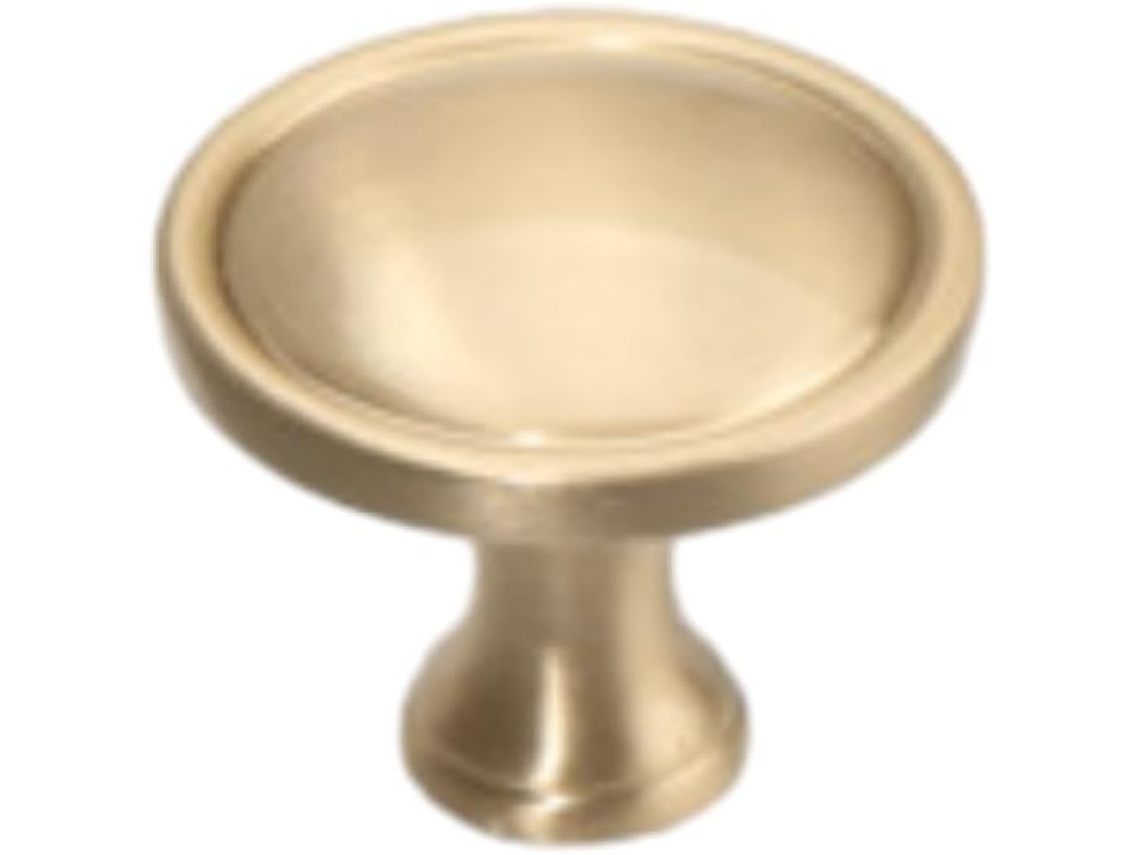 Conjunto De 2 Puxadores Gaveta Pretos Com Furo Único Para Porta Armário Guarda Roupa, Em Latão, 32x 32mm