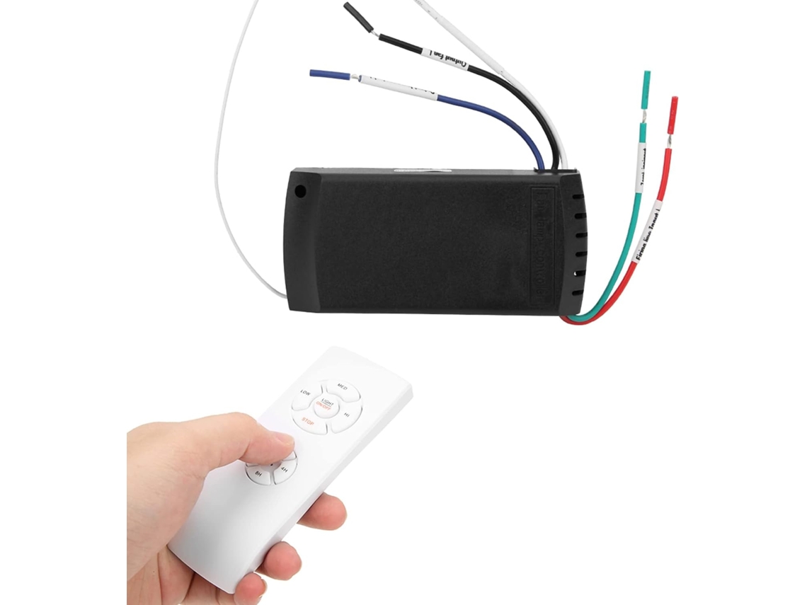 Controle Remoto Inteligente Para Ventilador De Teto Com Timer E Luz -