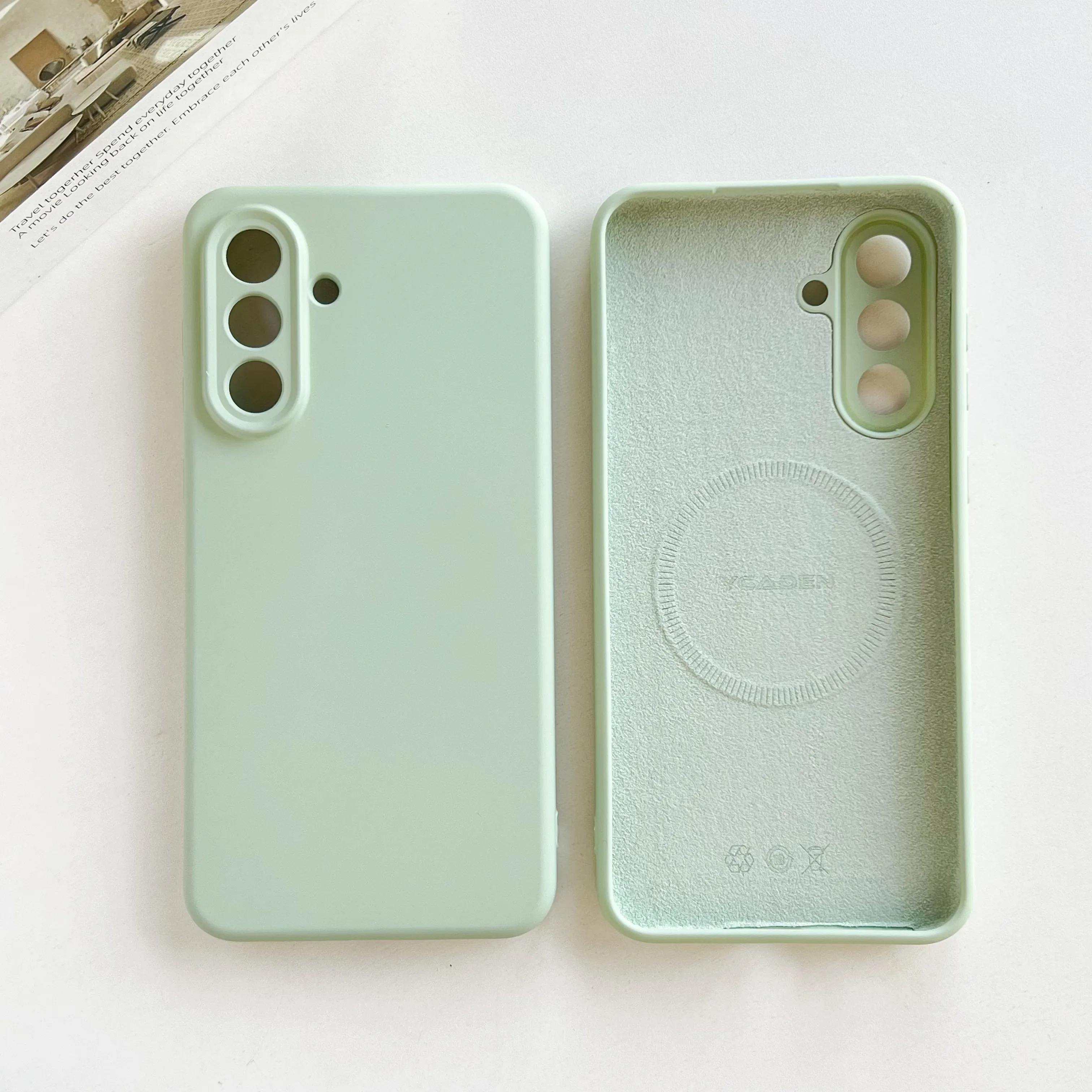 Capa Protetora Magnética Recarregável De Silicone Líquido (samsung S25 Plus)
