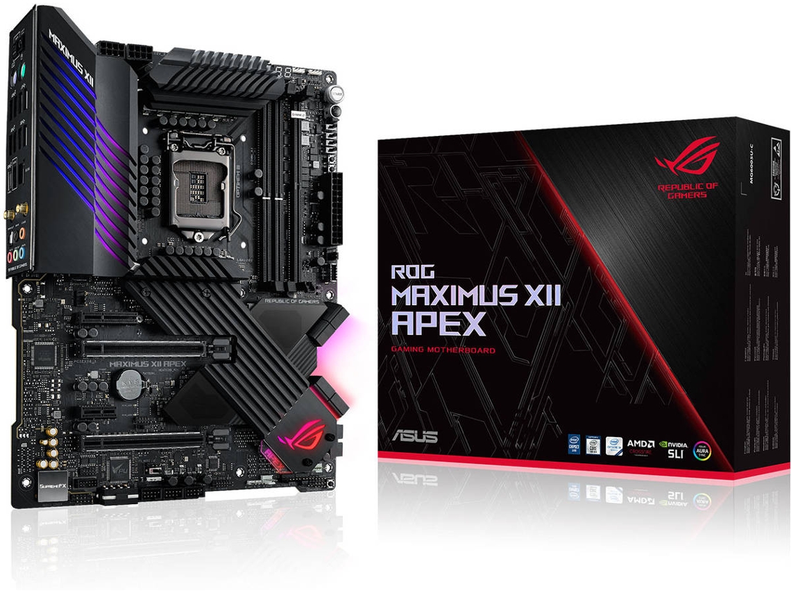 Motherboard ASUS ROG MAXIMUS XII APEX (Socket LGA 1200 - Intel Z490 - ATX)