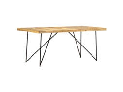 Vidaxl Mesa De Jantar 180x90x76 Cm Madeira De Mangueira Maciça