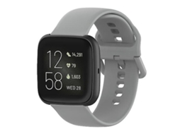 Pulseira De Relógio Lurelia Em Silicone Com Fivela Colorida De 23 Mm Fitbit Versa 2 / Versa / Versa Lite / Blaze Cinzenta