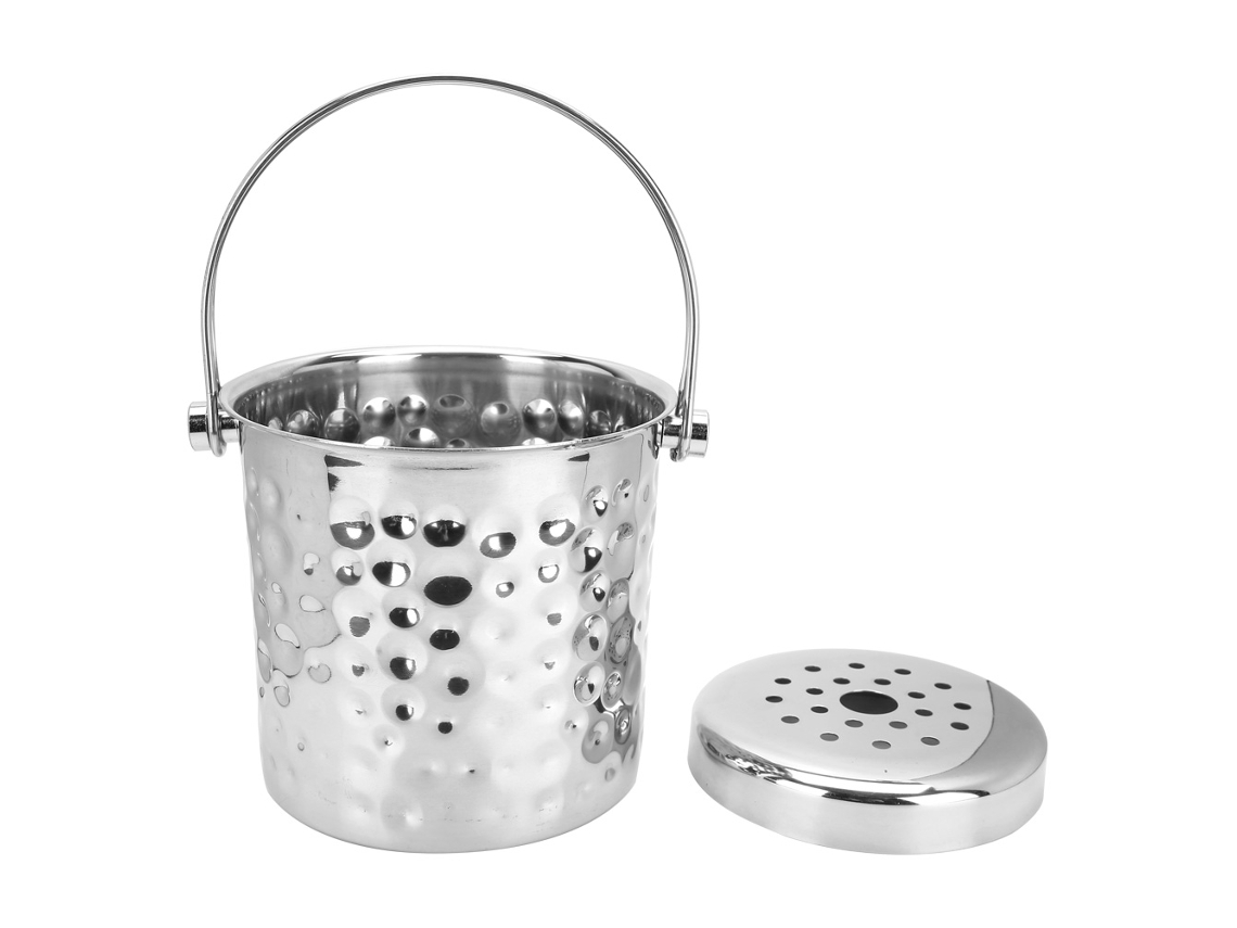 Balde de Gelo em Aço Inoxidável 304 1l com Filtro | S/MARCA