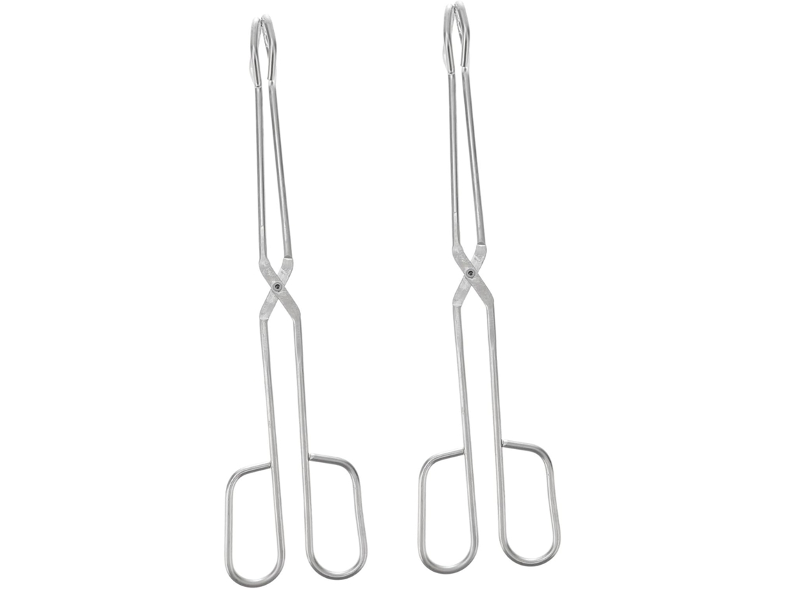 Pinças Para Churrasco Vicasky De Aço Inoxidável 2 Peças, Utensílios De Cozinha Multifuncionais Com Cabos Ergonômicos
