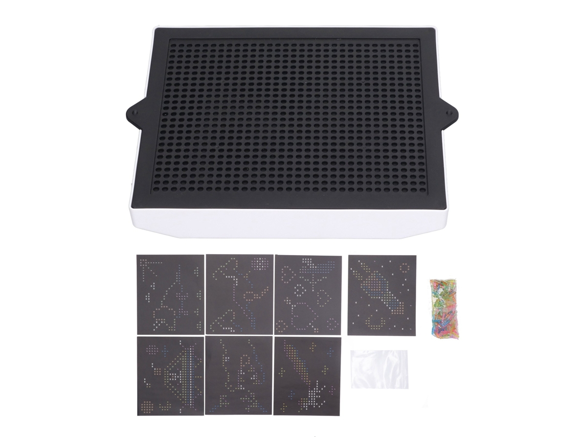 Primerox brinquedo de Quebra cabeça Diy Luz Led com Vários Modos de Piscar para Crianças Desenvolver Inteligência