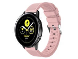 Pulseira De Silicone Para Samsung Galaxy Watch Active - Rosa