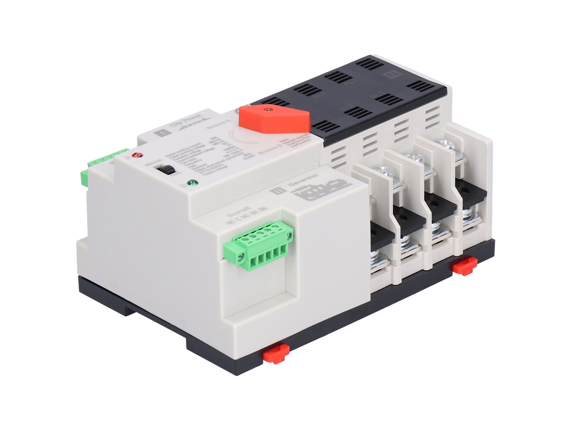 Chave de Transferência Automática 4p 100a 400v Ca Ininterrupta Isolamento Pc Ats