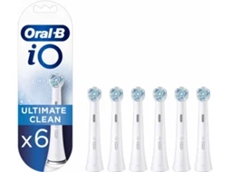 Recarga Escova Eléctrica ORAL-B iO Ultimate Clean Branco (6 unidades)