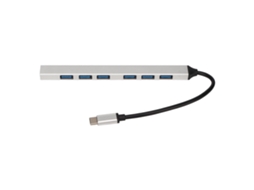 Aetheria hub Type C 7 em 1 Estação de Docking Usb 3.0 Transmissão 5gbps Alumínio Compatível com Pc Laptop