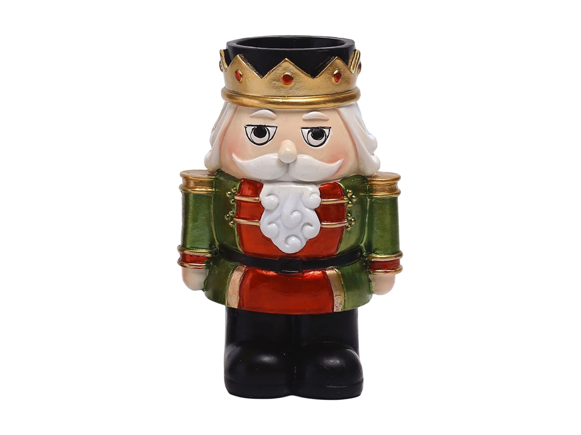 Castiçal de Natal verde com diâmetro de 4,5cm LAXISCREED