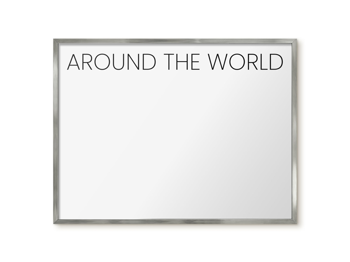 Magnetic Board For Wall Around The World For The Bedroom Espelharte (80x60 Cm)
