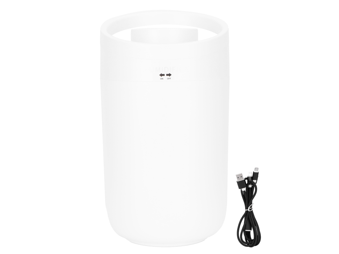 Laxiscreed Umidificador Portátil 3l Com Função De Pulverização Dupla, Timer E Segurança Anti-queimadura, Branco