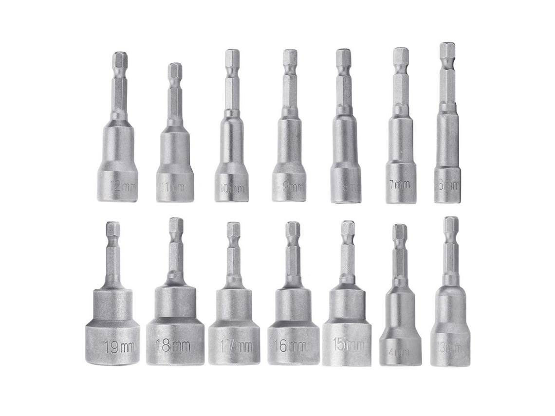 Chave de Fenda Hexagonal Magnética 6 19 Mm, 19 1 Aço Cromo