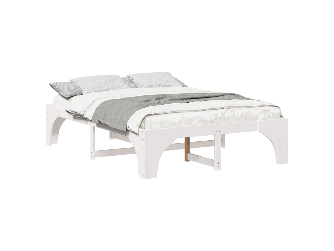 Estrutura da Cama Branco 150 X 200 Cm MAISON EXCLUSIVE