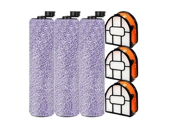 Conjunto De Escova E Filtro De Substituição Wdb1f2 Para Aspiradores De Pó Shark Wd101, Wd201, Wd100, Wd200, Aw201, Wd200c, Wd201c E Wd101c._ozo