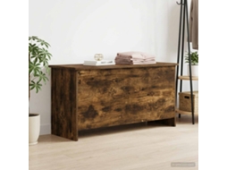Vidaxl Baú De Armazenamento Carvalho Fumado 100 X 40 X 50 Cm