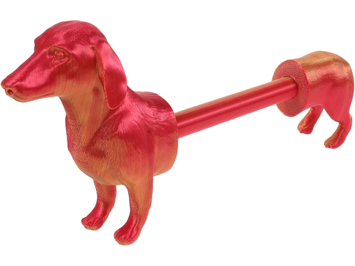 Porta Papel Higiênico Ciieeo Com Estampa De Cachorro Dachshund, Suporte Fofo Para Papel Toalha De Banheiro E Cozinha
