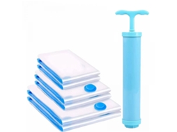 Sacos De Armazenamento A Vácuo Para Roupas, Edredons E Roupas De Cama, Com Bomba.