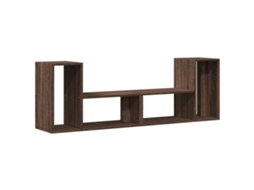 TV Móveis Conjunto de 2 Peças Derivado da Madeira Carvalho Castanho MAISON EXCLUSIVE (75x30x50 cm)