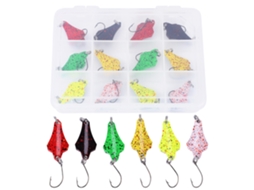 Horse Mouth Spoon (iridescent Fish Lure, Metal Hard Bait) 3g/2.5cm Fishing Spoon