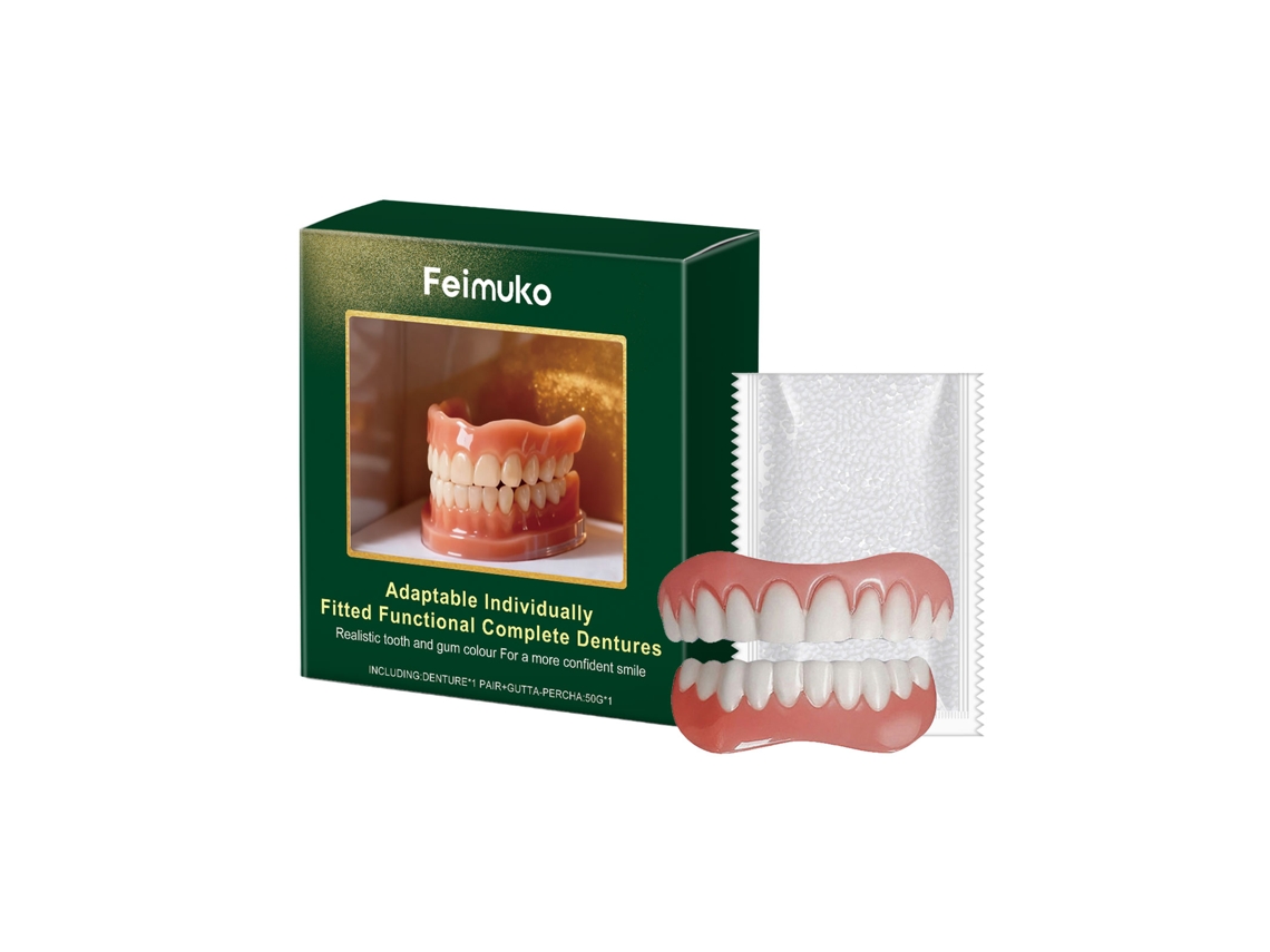 Decoração para Próteses Dentárias Feimuko da LAXISCREED Melhorar o Visual do Sorriso