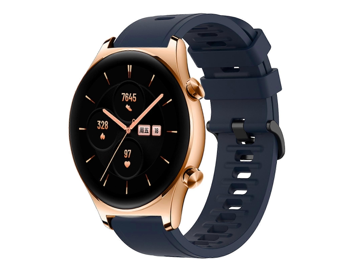 Pulseira De Silicone Macio De Cor Sólida Para For Honor Watch Gs 3 22mm