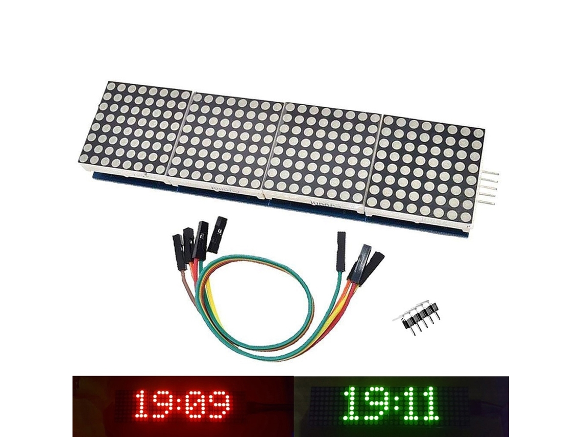 Módulo De Display Eletrônico De Baixa Potência Lattice 8 Pontos Com Cabo