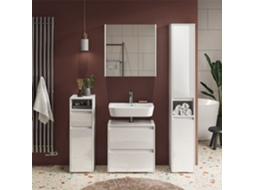 Majest móvel de arrumação para casa de banho, 30,2 x 96,3 cm, Branco, Vicco
