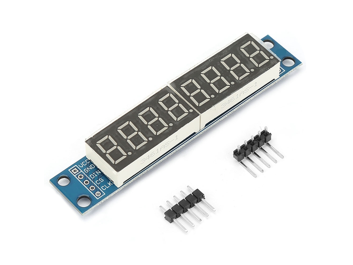 Laxiscreed Módulo De Controlo Led Digital Com Display De 8 Dígitos E Design De Sete Segmentos