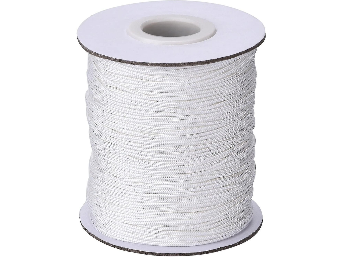 Cordão Trançado SINI TECH STORE, branco, 1mm, para persianas de alumínio, horticultura e artesanato