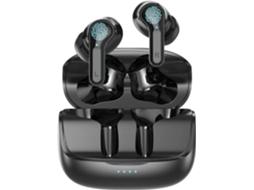 Auscultadores de condução óssea Bluetooth IPX5 JIAPEI, resistentes à água e poeira, duradouros, preto