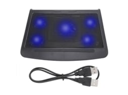 Base De Resfriamento Para Laptop (resfriamento Com 5 Ventiladores, Alimentada Por Usb)