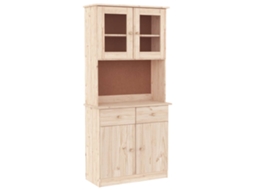 Highboard, Highboards Vidaxl Marrom Madeira De Pinho (n/a)